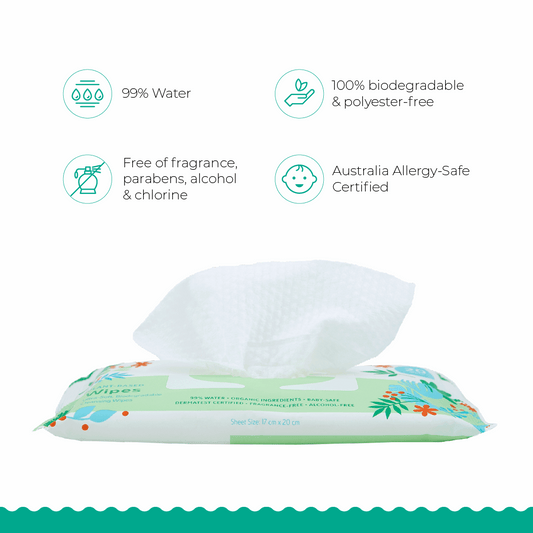 Plant-Based Baby Wipes 20 Sheets