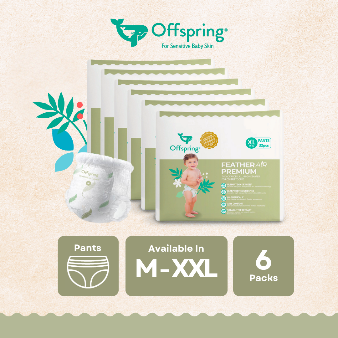 Offspring® FeatherAir Premium Diapers - 6 Pack Bundle