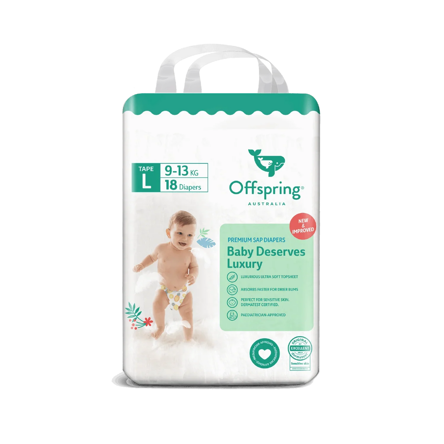 Offspring® Fashion Diapers - Mini Pack