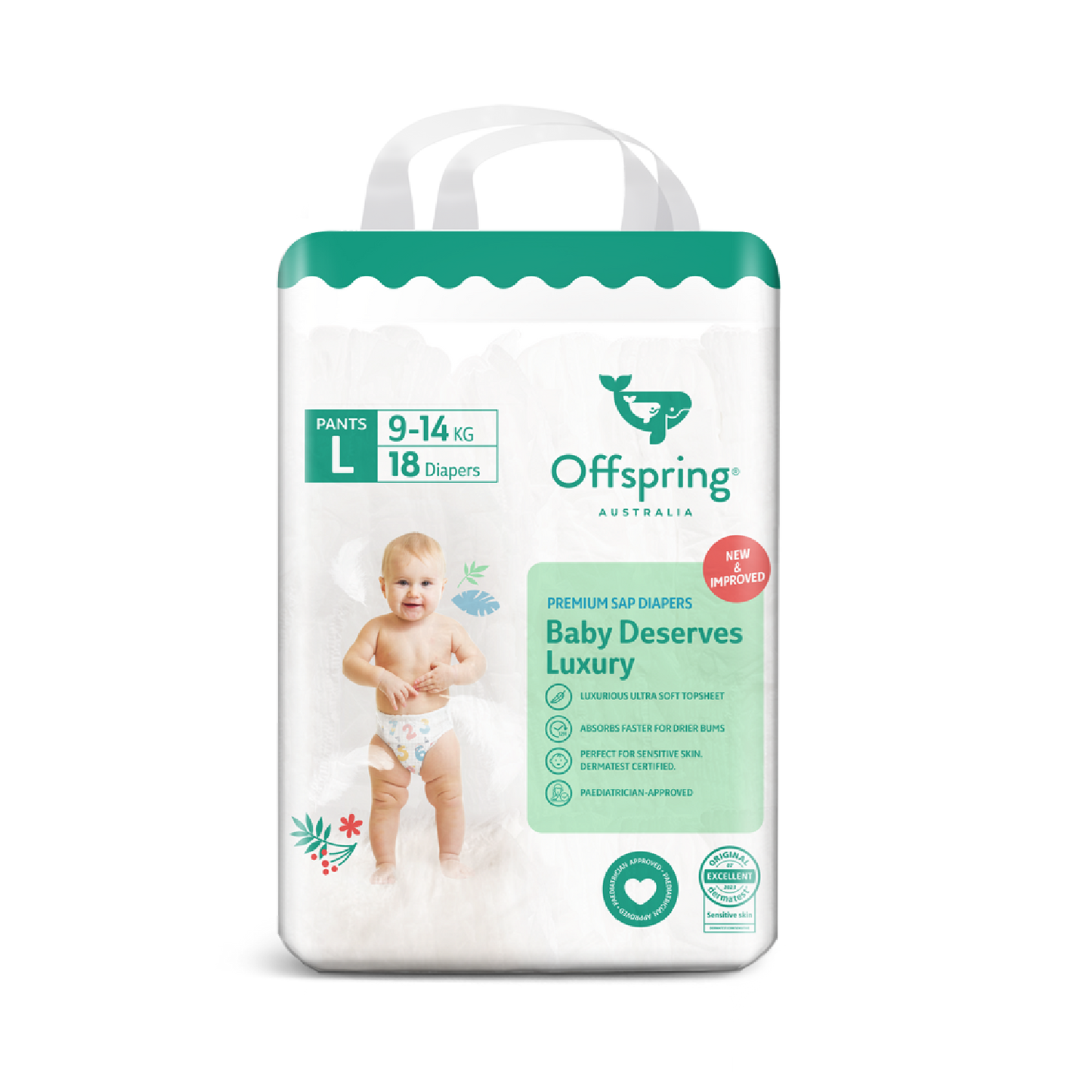 Offspring® Fashion Diapers - Mini Pack