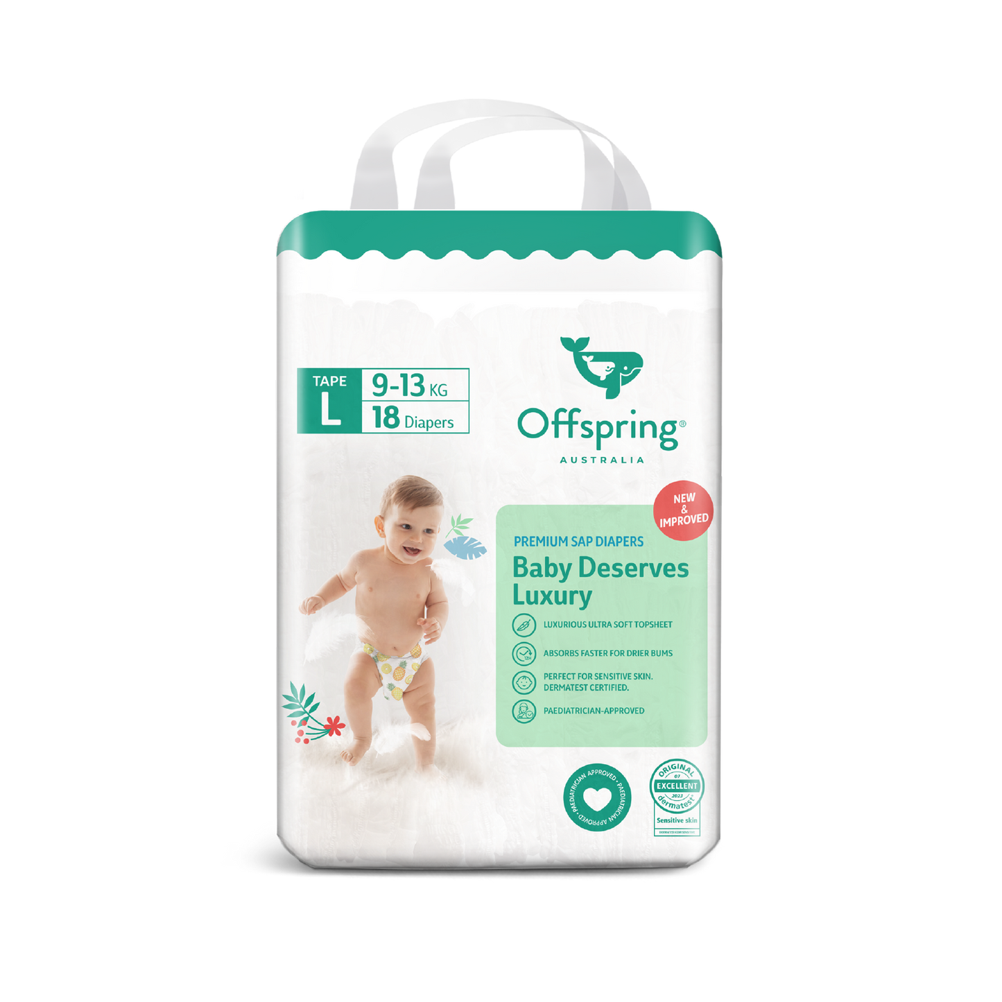 Offspring® Fashion Diapers - Mini Pack