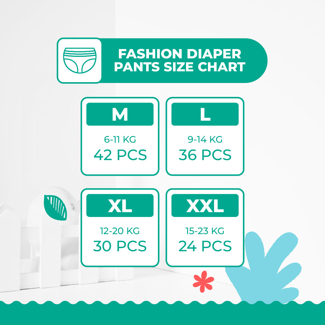 Offspring® Fashion Diapers Trial Pack - Pants