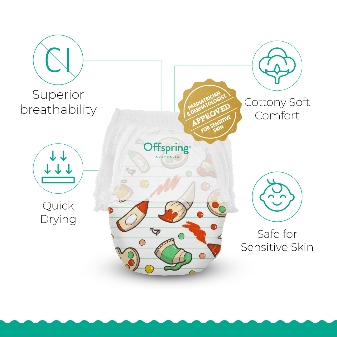 Offspring® Fashion Diapers Trial Pack - Pants