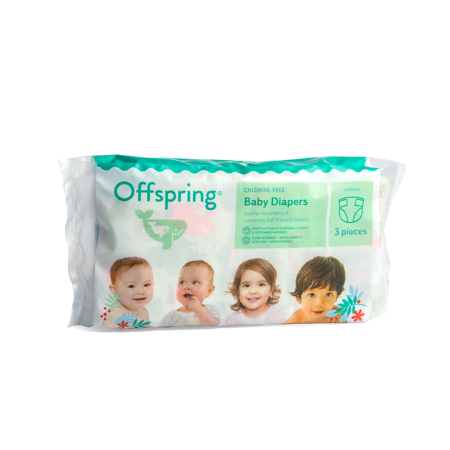 Offspring® Fashion Diapers Trial Pack Tape - Main Image
