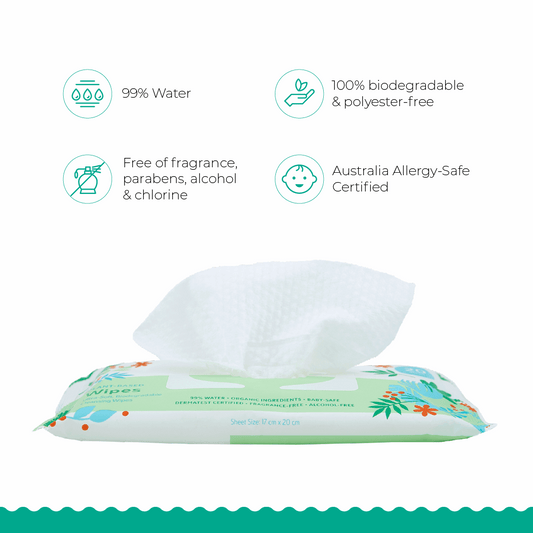 Plant-Based Baby Wipes 20 Sheets - ADD-ONS Testing Purpose
