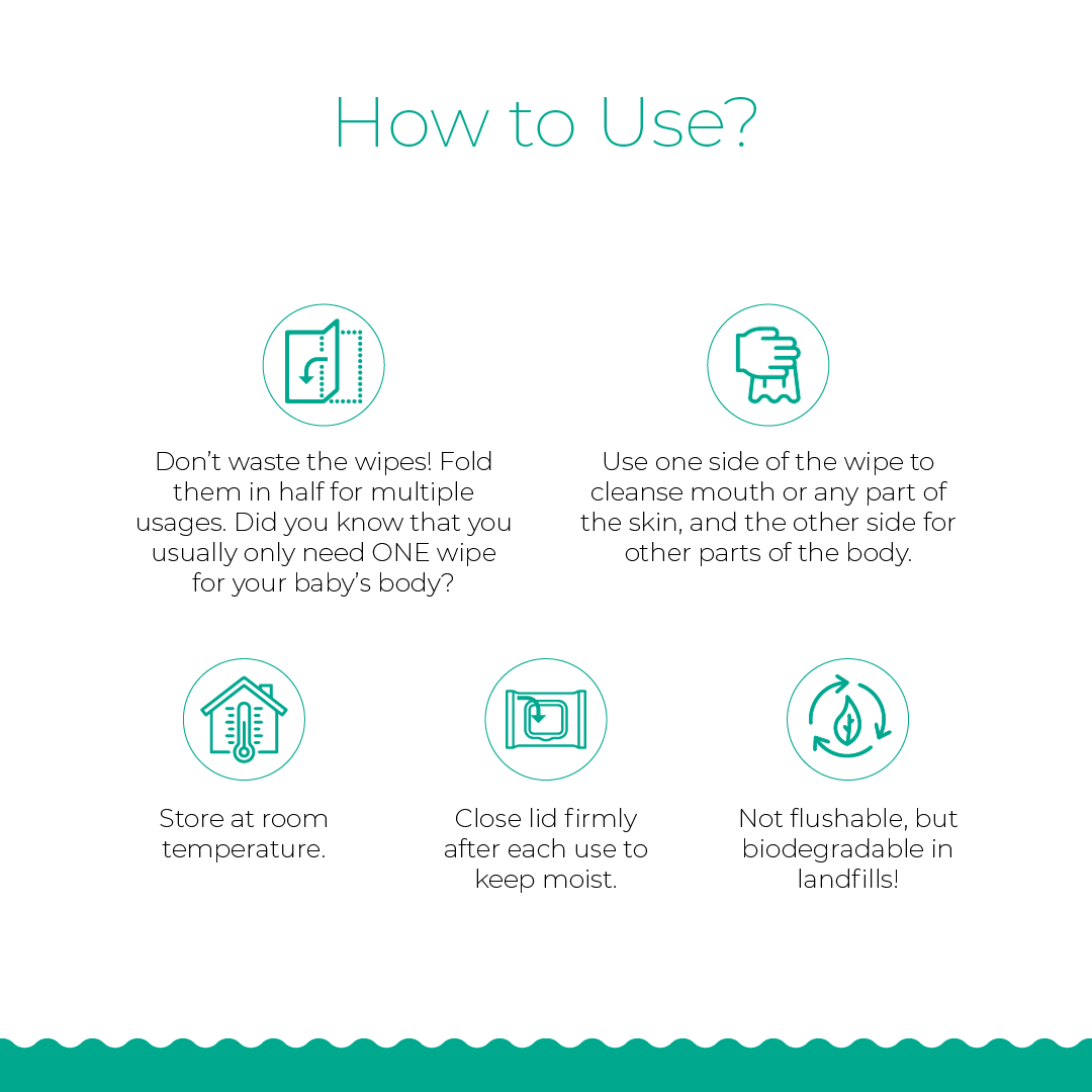 Plant-Based Baby Wipes 10 Sheets