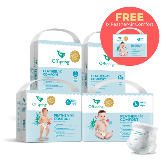 [Buy 4 Free 1] Offspring® FeatherAir Comfort Diapers Pants/Tapes