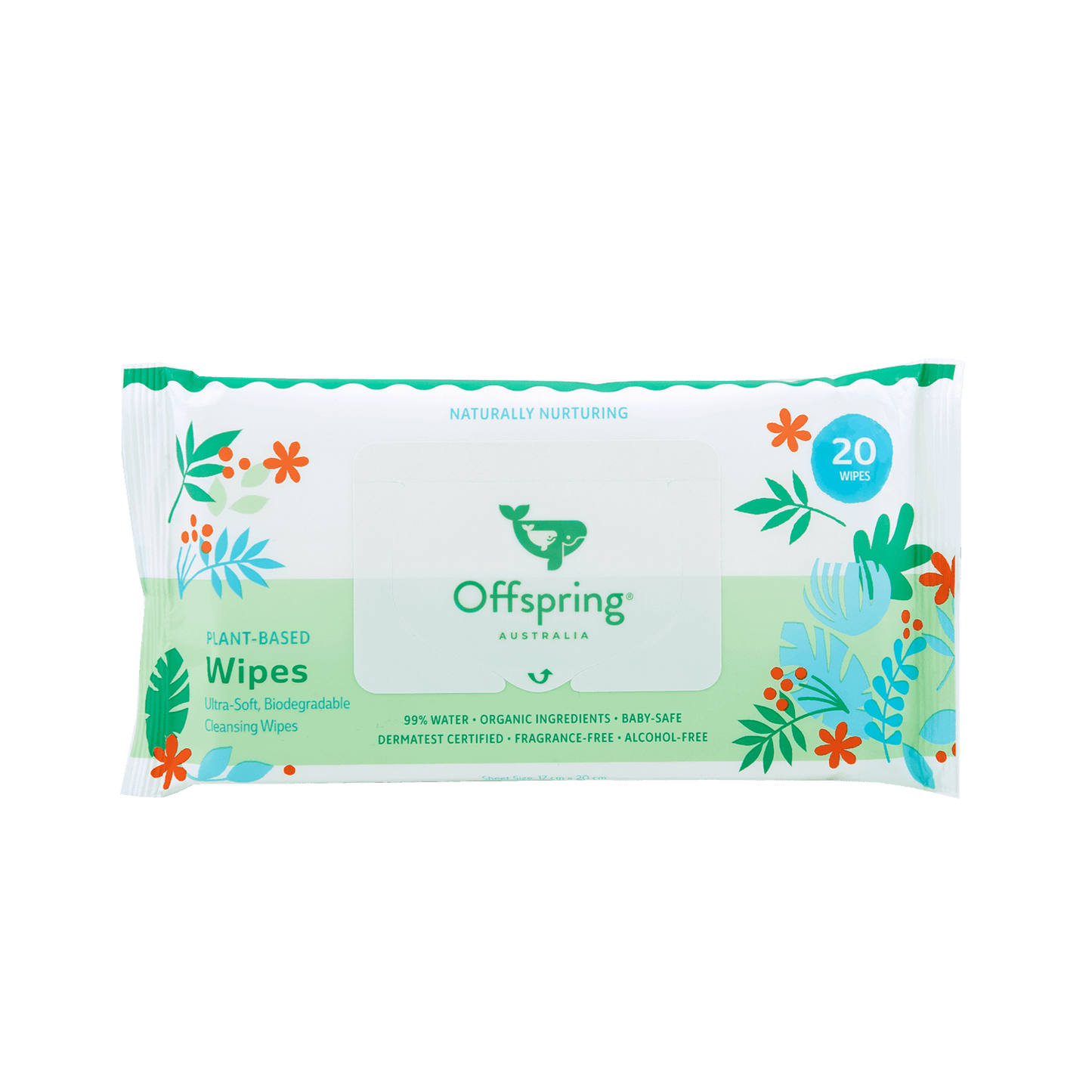 Plant-Based Baby Wipes 20 Sheets