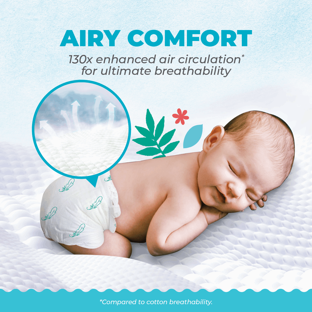 Offspring® FeatherAir Comfort Diapers - 6 Pack Bundle