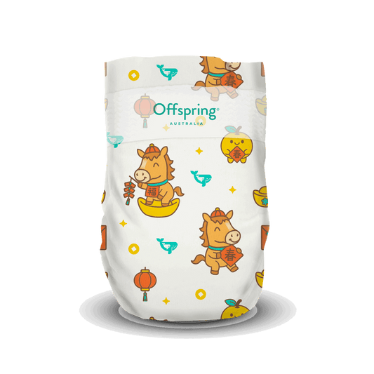[CNY Edition] Offspring® Fashion Diapers 6-Pack Bundle - Tape/Pants