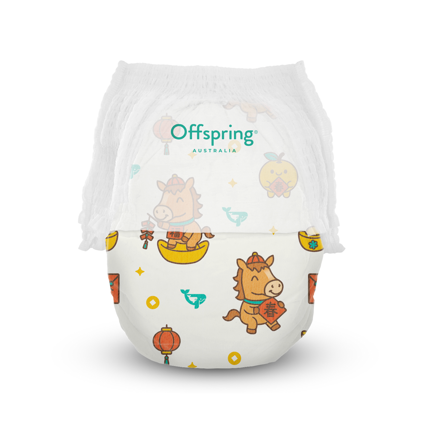 [CNY Edition] Offspring® Fashion Diapers 2-Pack Bundle - Tape/Pants