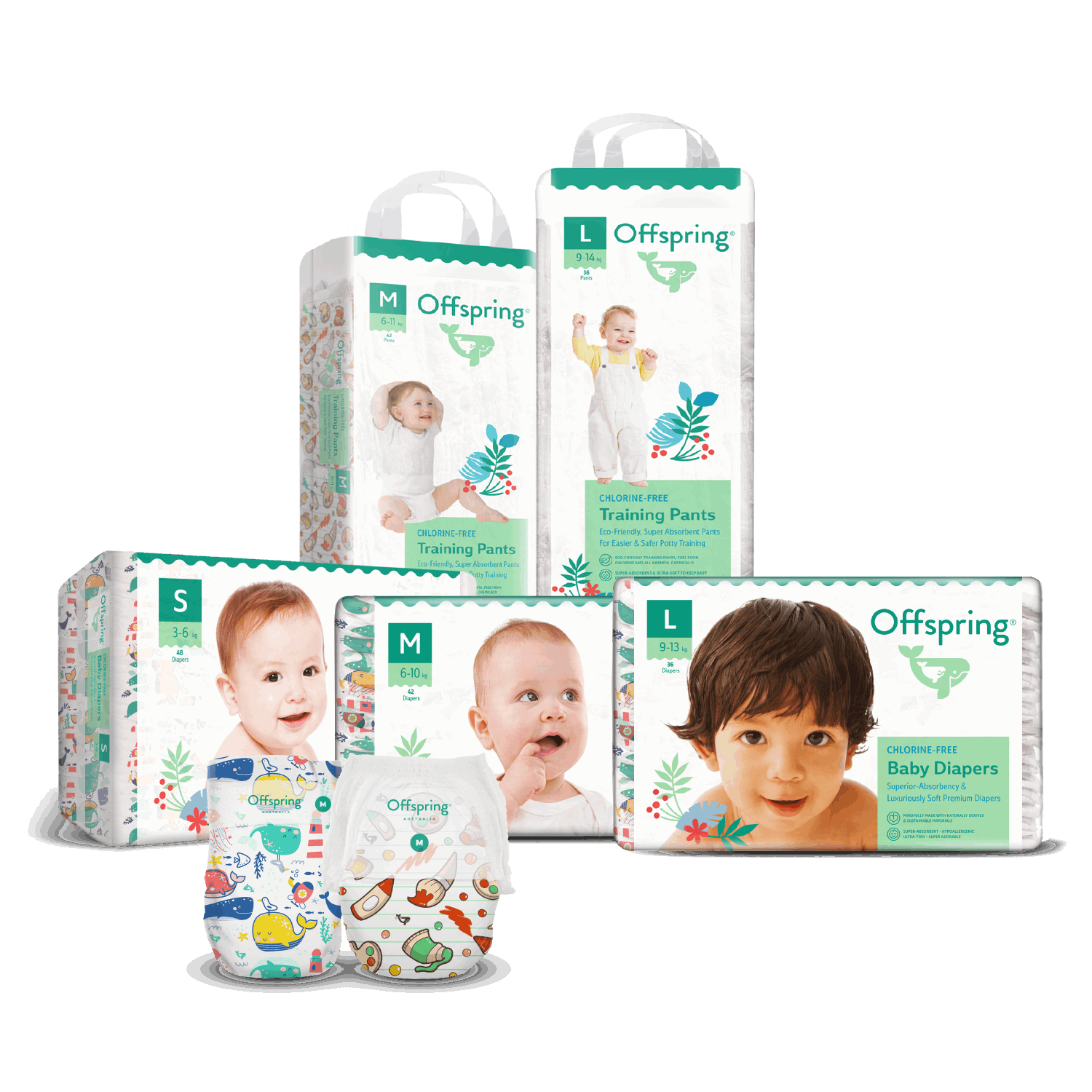 Fashion Diapers 5-Pack Bundle