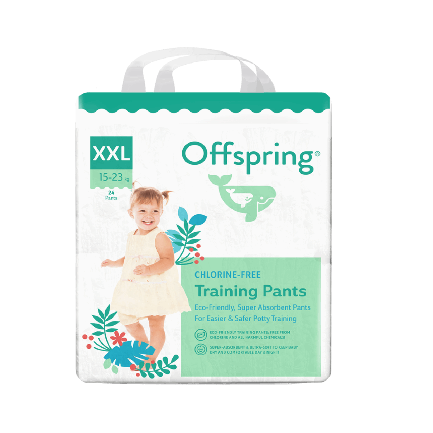 [Peekaboo X Offspring]  Fashion Diapers 4-Pack Bundle - Pants