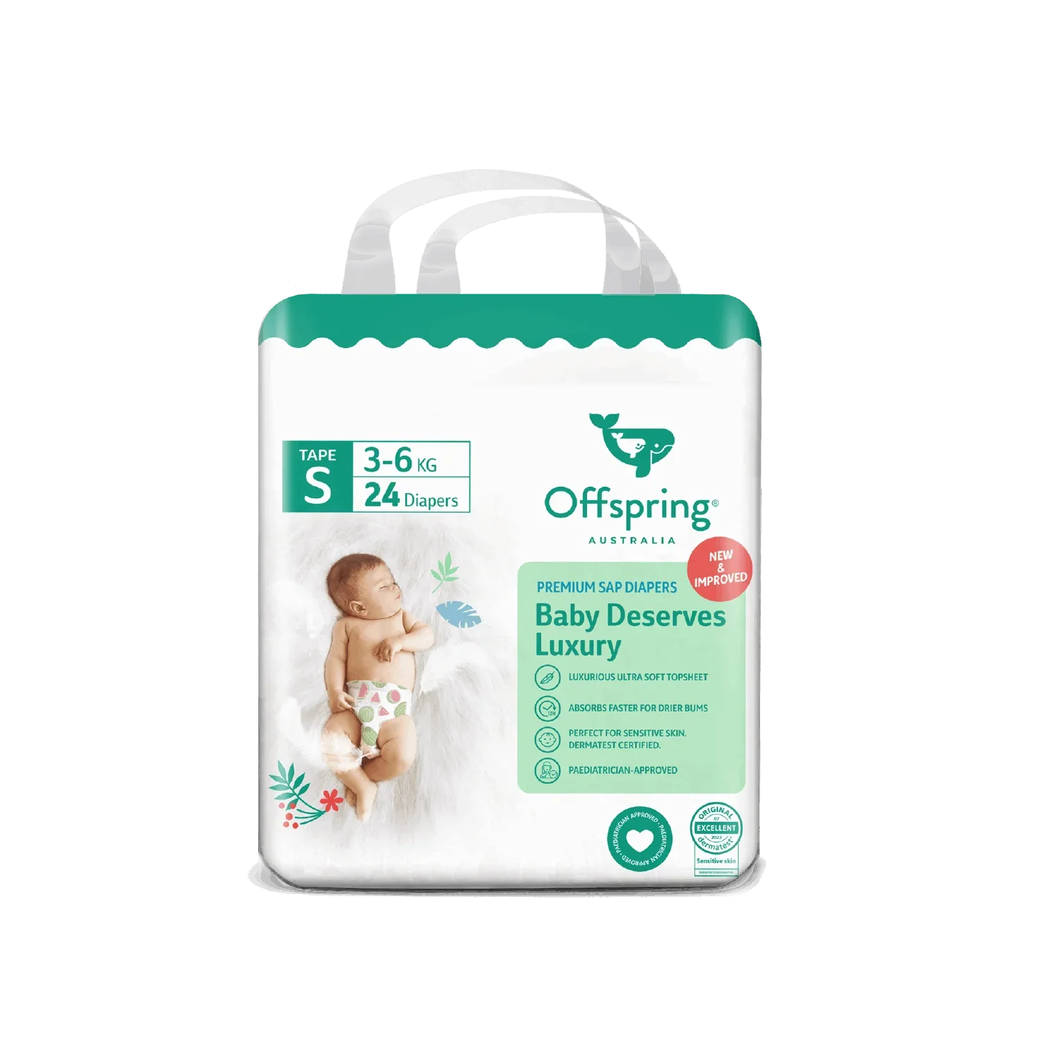 Offspring® Fashion Diapers - Mini Pack