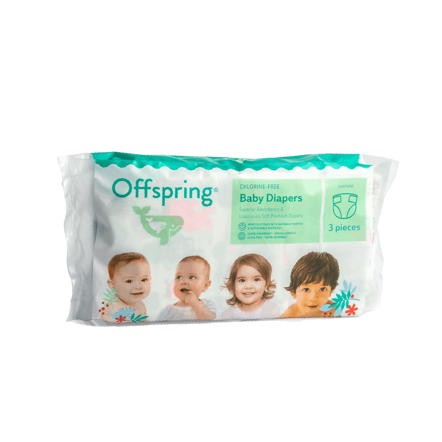 Offspring® Fashion Diapers Trial Pack - Tape