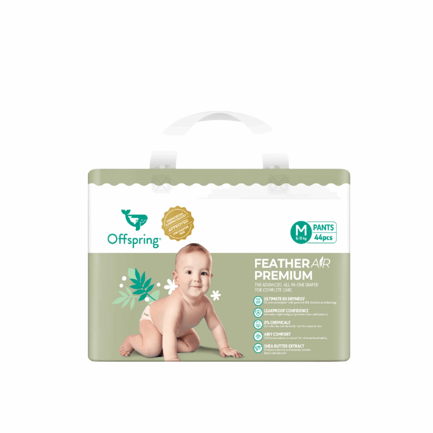 [Peekaboo X Offspring] FeatherAir Premium Diapers 4-Pack Bundle