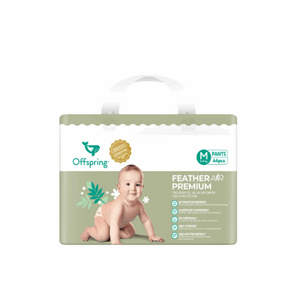 [Peekaboo X Offspring] FeatherAir Premium Diapers 4-Pack Bundle