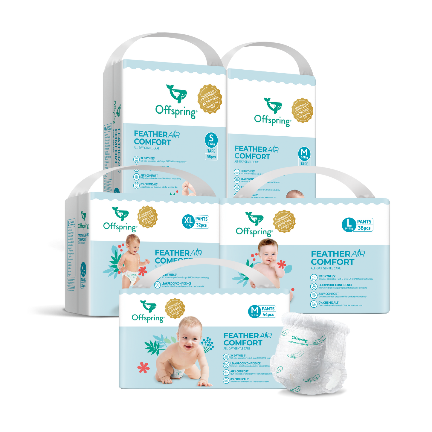 FeatherAir Comfort 5-Pack Bundle