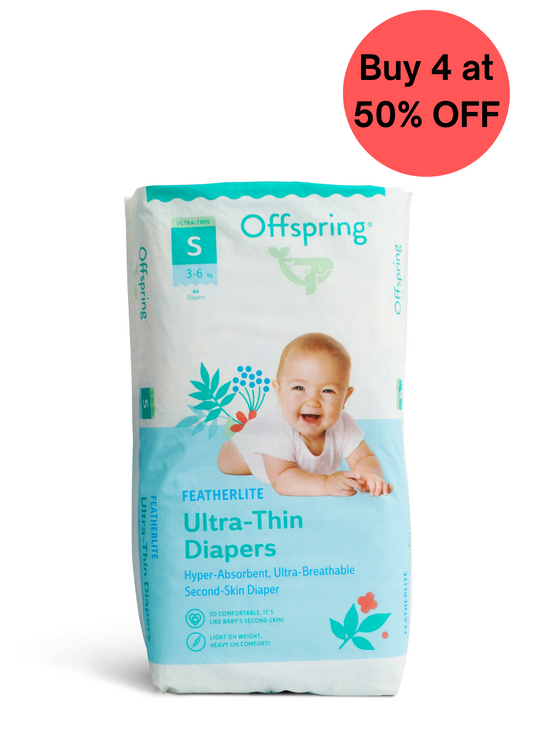 Offspring® Ultra-Thin Baby Diapers Tape S44pcs