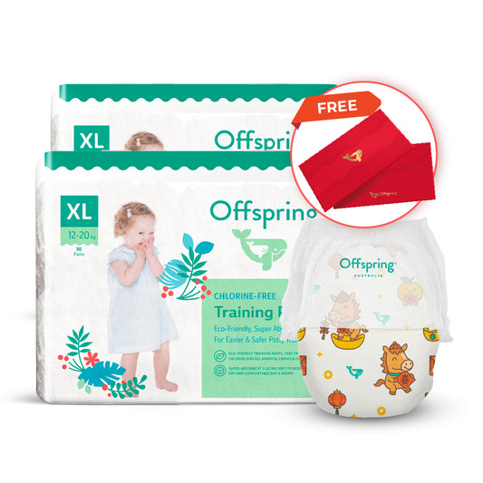 [CNY Edition] Offspring® Fashion Diapers 2-Pack Bundle - Tape/Pants