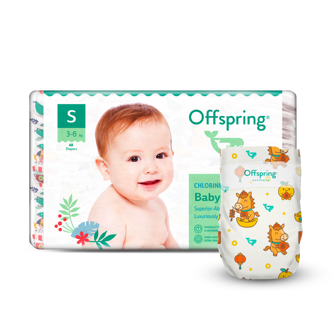 [CNY Edition] Offspring® Fashion Diapers - Tape/Pants