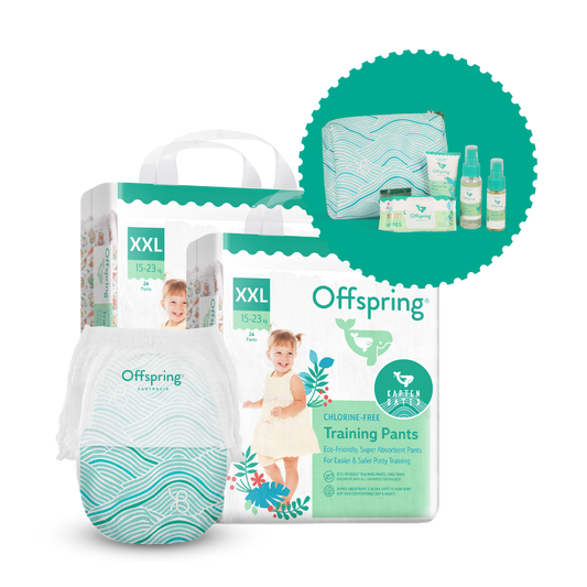 [Limited Edition] Offspring® x Kapten Batik Fashion Diapers - Kapten Lullaby (2 Pack Bundle)