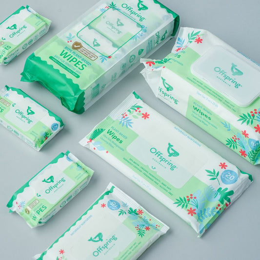 Plant Based Pocket Baby Wipes Bundle (7ct x 8 Pack) (56 Sheets)
