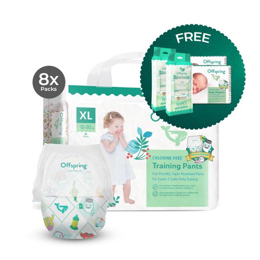 [Raya Edition] Offspring® Fashion Diapers 8-Pack Bundle