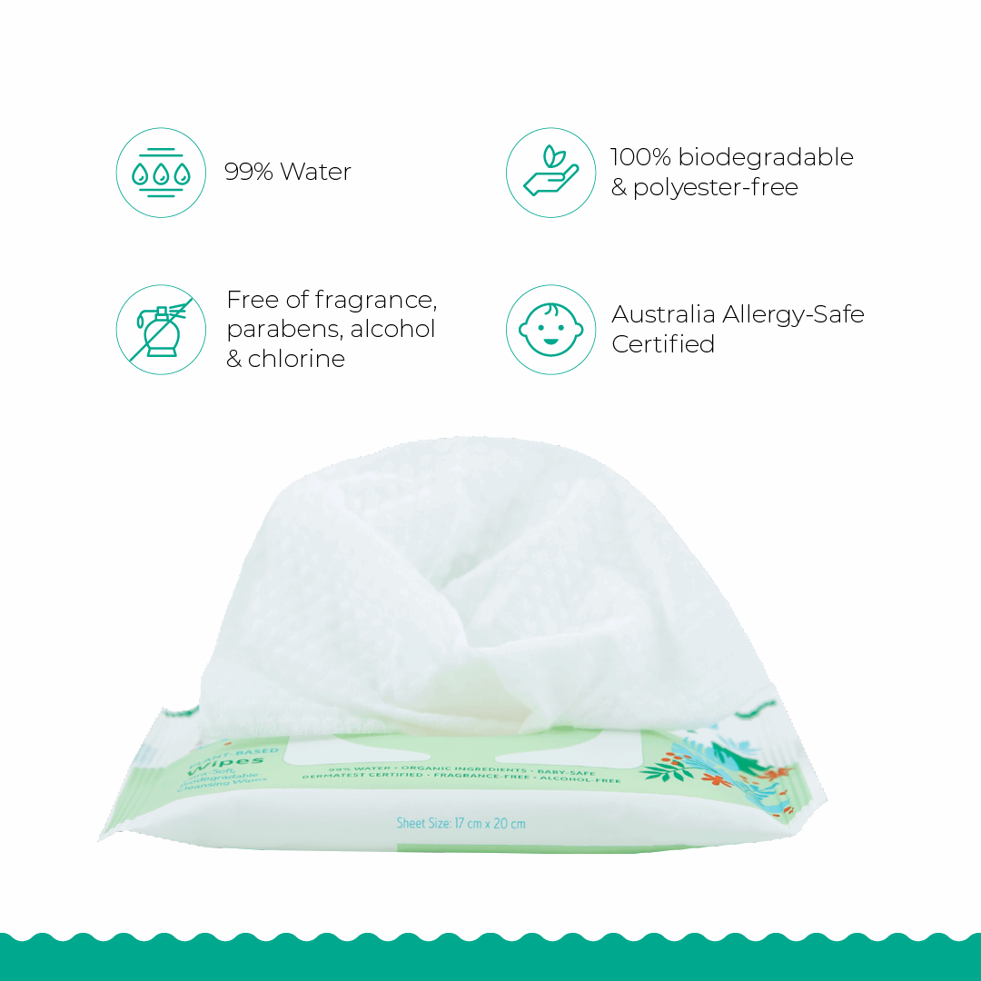 Plant-Based Baby Wipes 10 Sheets
