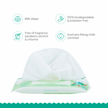 Plant-Based Baby Wipes 10 Sheets