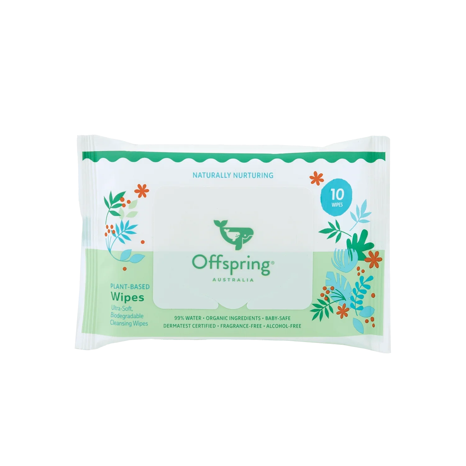 Plant-Based Baby Wipes 10 Sheets