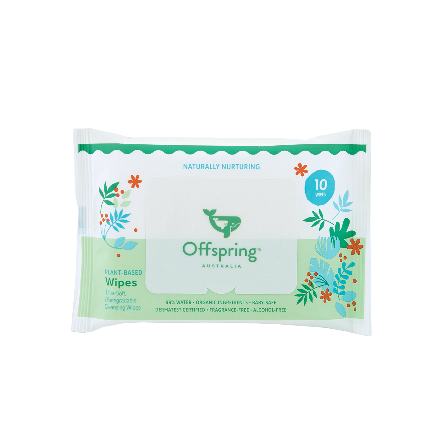 Plant-Based Baby Wipes 10 Sheets