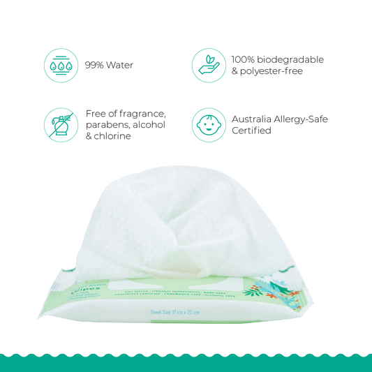 Plant-Based Baby Wipes 10 Sheets
